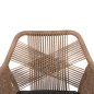 Preview: SESSEL ALUMINIUM ANTHRAZIT-PE RATTAN BEIGE-KISSEN ANTHRAZIT57x65x84Hcm