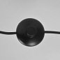 Preview: Floor lamp Globe 44x44x150 cm Black metal