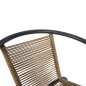 Preview: SESSEL METALLGRAU-KOMP. RATTAN NATUR 54x61x75L