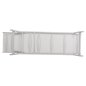 Preview: ALUMINIUMSTÜHLE WEISSER RAHMEN & TEXTILENE 191,5x55,5x89,5 qm
