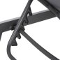Preview: ALUMINUM SUNBED ANTHRACITE FRAME & TEXTILENE 191,5x55,5x89,5Hcm