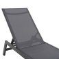 Preview: ALUMINUM SUNBED ANTHRACITE FRAME & TEXTILENE 191,5x55,5x89,5Hcm