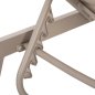 Preview: ALUMINIUM-SONNENLIEGE CHAMPAGNER RAHMEN & TEXTILIEN 196,5x64,5x92Hcm