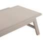 Preview: ALUMINIUM-SONNENLIEGE CHAMPAGNER RAHMEN & TEXTILIEN 196,5x64,5x92Hcm