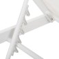 Preview: ALUMINUM SUNBED WHITE FRAME & TEXTILENE 196,5x64,5x92Hcm