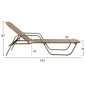 Preview: Professional tanning bed made of aluminum frame and text line in beige tone