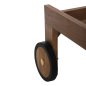 Preview: SONNENLIEGE LAGERTHA, TEAKHOLZ IN NATURFARBE, 200 x 65 x 102 Hcm
