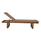Preview: SUNLOUNGER PATRON TEAK WOOD-VIRO ROPE WICKER 191x65x86cm