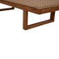Preview: SUNLOUNGER PATRON TEAK WOOD-VIRO ROPE WICKER 191x65x86cm