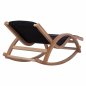 Preview: ROCKING MOBILE CHAIR CAILINH IN PINE WOOD 166x71x69 cm