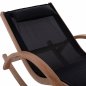 Preview: ROCKING MOBILE CHAIR CAILINH IN PINE WOOD 166x71x69 cm