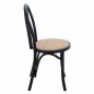 Preview: VIENNA WOODEN CHAIR MADE OF BEECH WOOD IN BLACK COLOR 40x40x87 cm