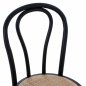 Preview: VIENNA WOODEN CHAIR MADE OF BEECH WOOD IN BLACK COLOR 40x40x87 cm