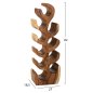 Preview: FLASCHENREGAL VERTIKAL AUS SUARHOLZ 27x18,5x82Hcm