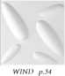 Preview: "Wind" wandpaneele in weiß - 1 quadratmeter