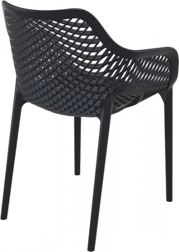 Bistro chair AIR made of plastic I garden chair I outdoor chair with honeycomb pattern