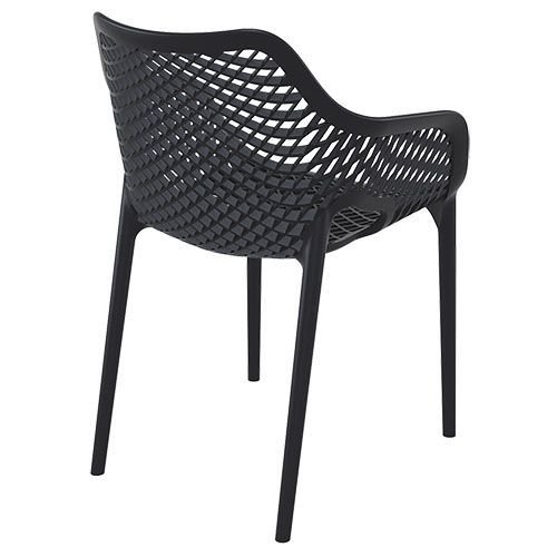 Sessel "Air" aus Polypropylen in schwarz