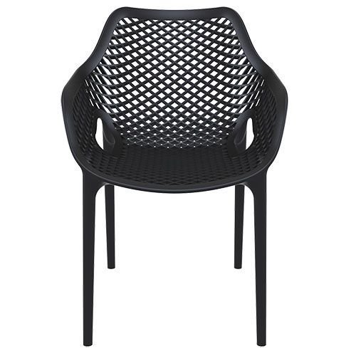 Sessel "Air" aus Polypropylen in schwarz