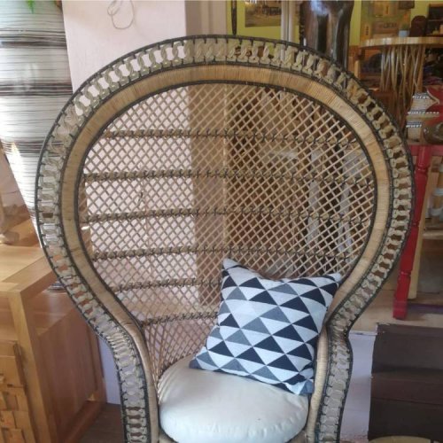 Sessel "Emmanuela" aus natürlichem Rattan