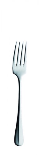 Menügabel groß 218 mm aus Edelstahl rostfrei 18/10 (BAGUETTE)
