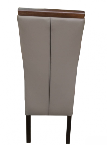 Polsterstuhl mit klassisch elegantem Design | In Grau-Weiß