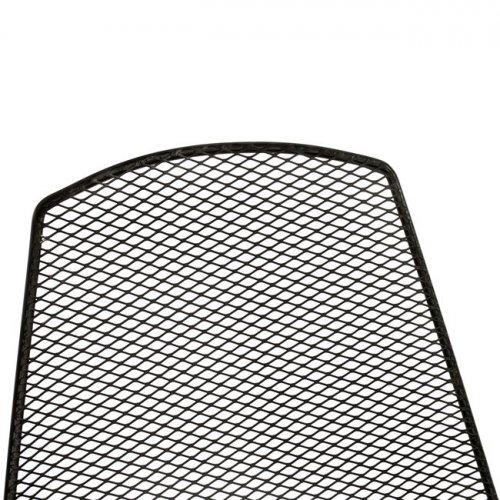 CHAIR METALLIC BLACK URANIA  56x58,5x86cm