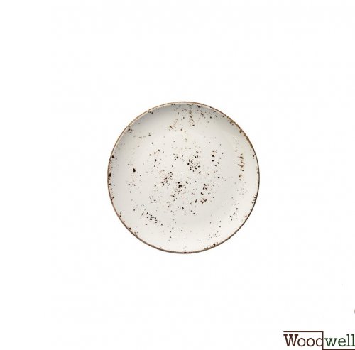 Teller "Bonna Grain" 30cm 6 Set weiß