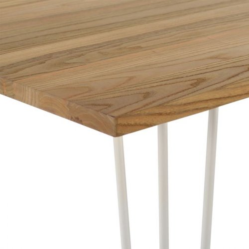 Wohnling Esstisch  NATURHOLZ 120x70x76cm | In Weiß