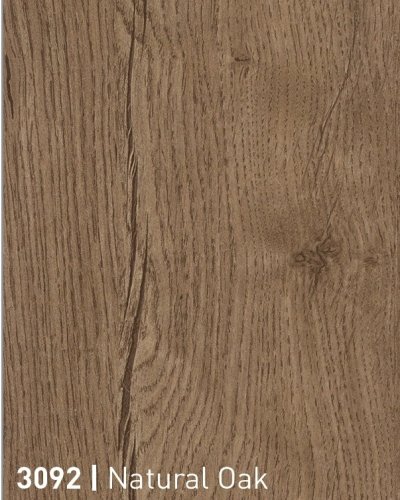 HPL- Tischplatte ,,Natural Oak“ in Holzoptik 70x70 cm, dicke 12mm
