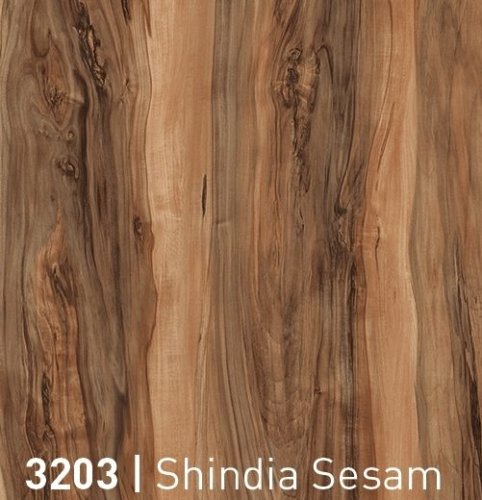 HPL-Tischplatte ,,Shindia Sesam“ in Holzoptik 160x80 cm, dicke 12mm
