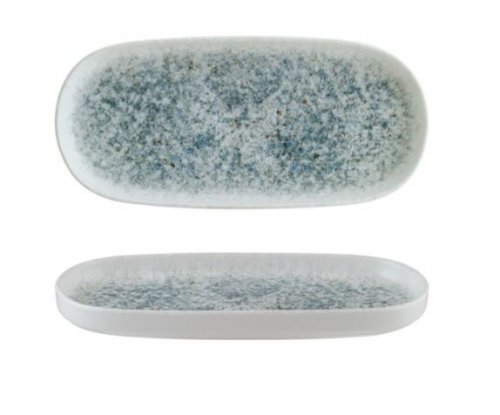 Ovaler Teller "Bonna Hygge Lunar Ocean Blue" 30cm 6 Set