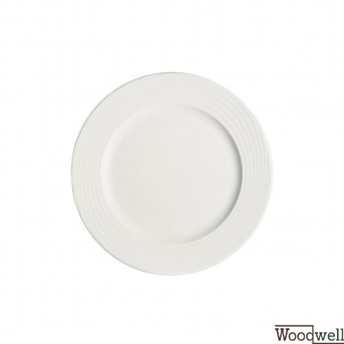 Teller "Bonna Loop" 12 Set weiß 23cm