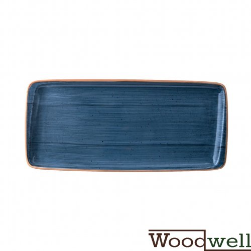 recktangle plate "Bonna Aura Dusk" 34x16 cm 12 Set