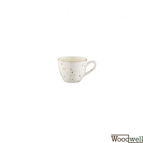 Tasse klein "Bonna Grain" 80cc 6 Set weiß