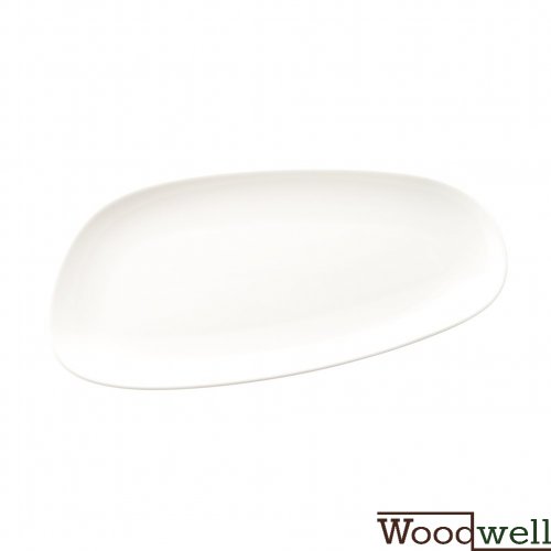 Plate "Bonna Vago White" 36cm 12 Set white