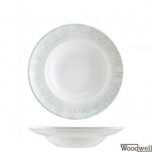 Pastateller "Bonna Iris" 27cm-450cc 6 Set in weiß