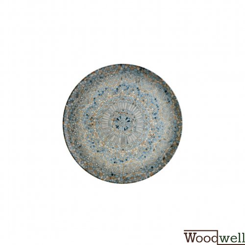 Teller "Bonna Luca Mosaic" 27cm 12 Set blau/beige