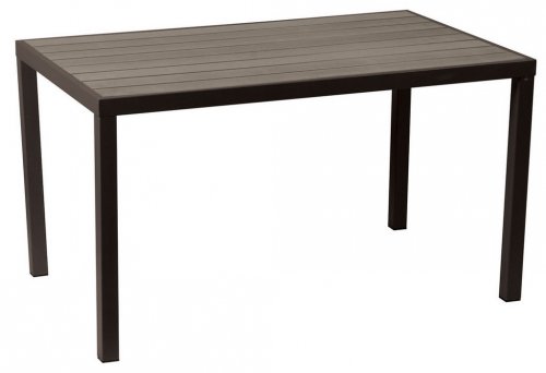 Metal Rectangular Table Pollywood 134 x 84 x 72 (H) cm