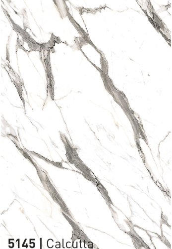 Επιτραπέζιο επιτραπέζιο HPL "Calcutta" σε όψη μαρμάρου 70x70 cm, πάχος 12mm