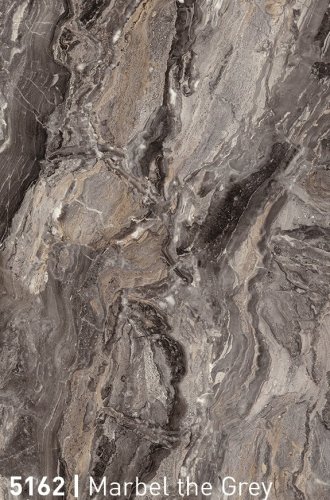 HPL-Tischplatte ,,Marbel the Grey“ in Marmoroptik 160x80 cm, dicke 12mm