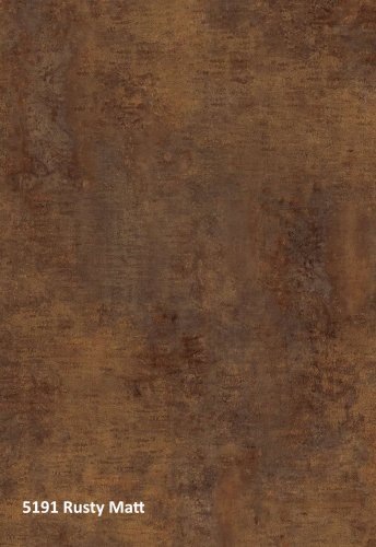 HPL-Tischplatte ,,Rusty Matt“ in Marmoroptik 160x80 cm, dicke 12mm