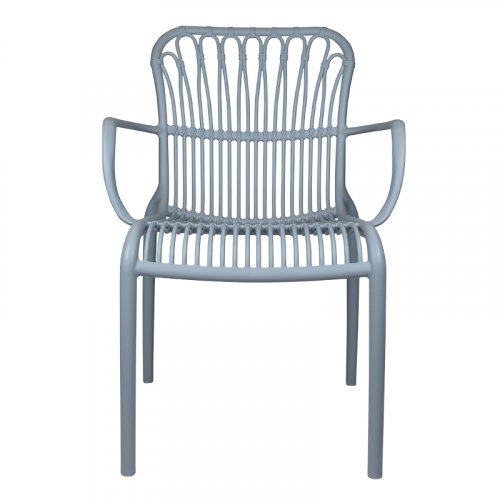 "Lola" armchair from Polypropylene in blue