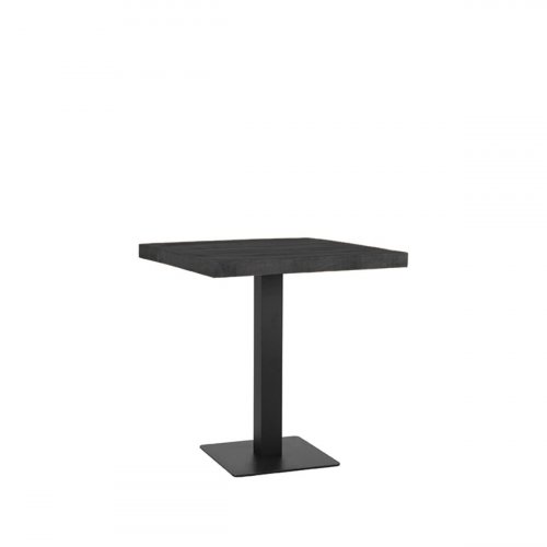 Restauranttisch 70x70x78 cm aus schwarzem Mangoholz