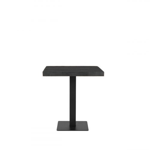 Restauranttisch 70x70x78 cm aus schwarzem Mangoholz