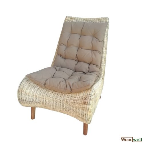 AGAPI Sessel aus Rattan und Teakholz