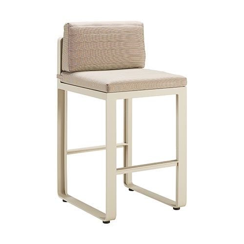 "AIRPORT" ESS SET BAR IN TAUPE 7-TEILE SET ALUMINIUM