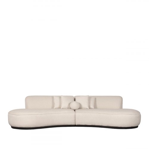 4-seater Sofa "Mori" in beige Boucle