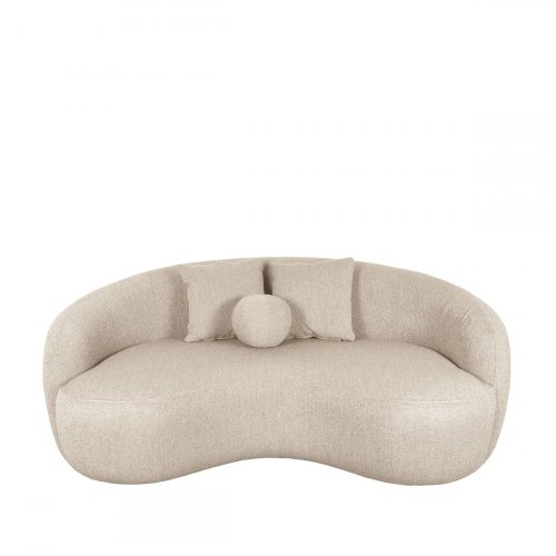 2-Sitzer Sofa "Nesso" in beigem Boucle
