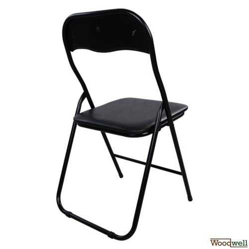 Bankett klappstuhl Catering Kunstleder Schwarz