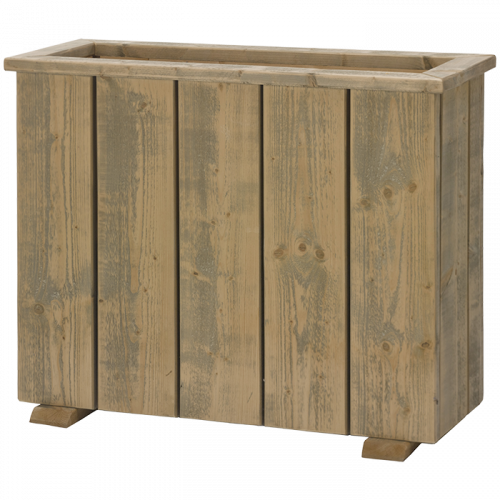 Wood planter